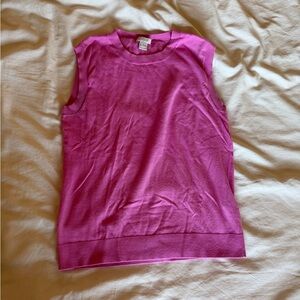 J. Crew Pink Cotton Tank